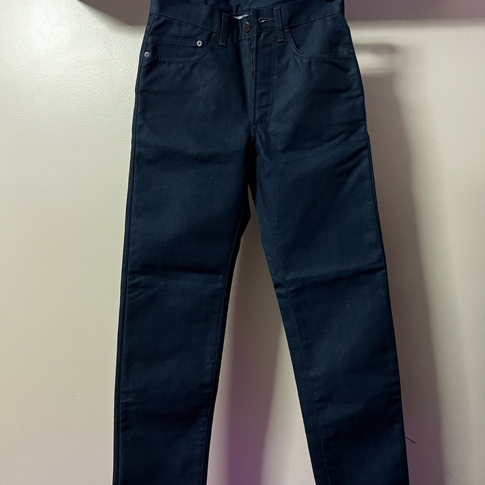 Authentic Zegna nave blue jeans perfect for a teen looking for affordable jeans.
